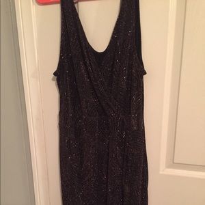 Sky Plus • Sparkly Copper Black Dress
